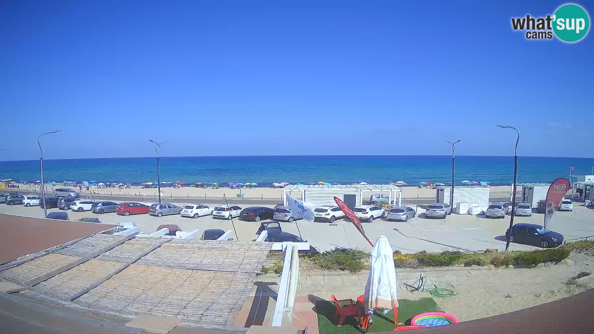 V ŽIVO Spletna kamera plaža Badesi Li Junchi – turizem na Sardiniji Italija