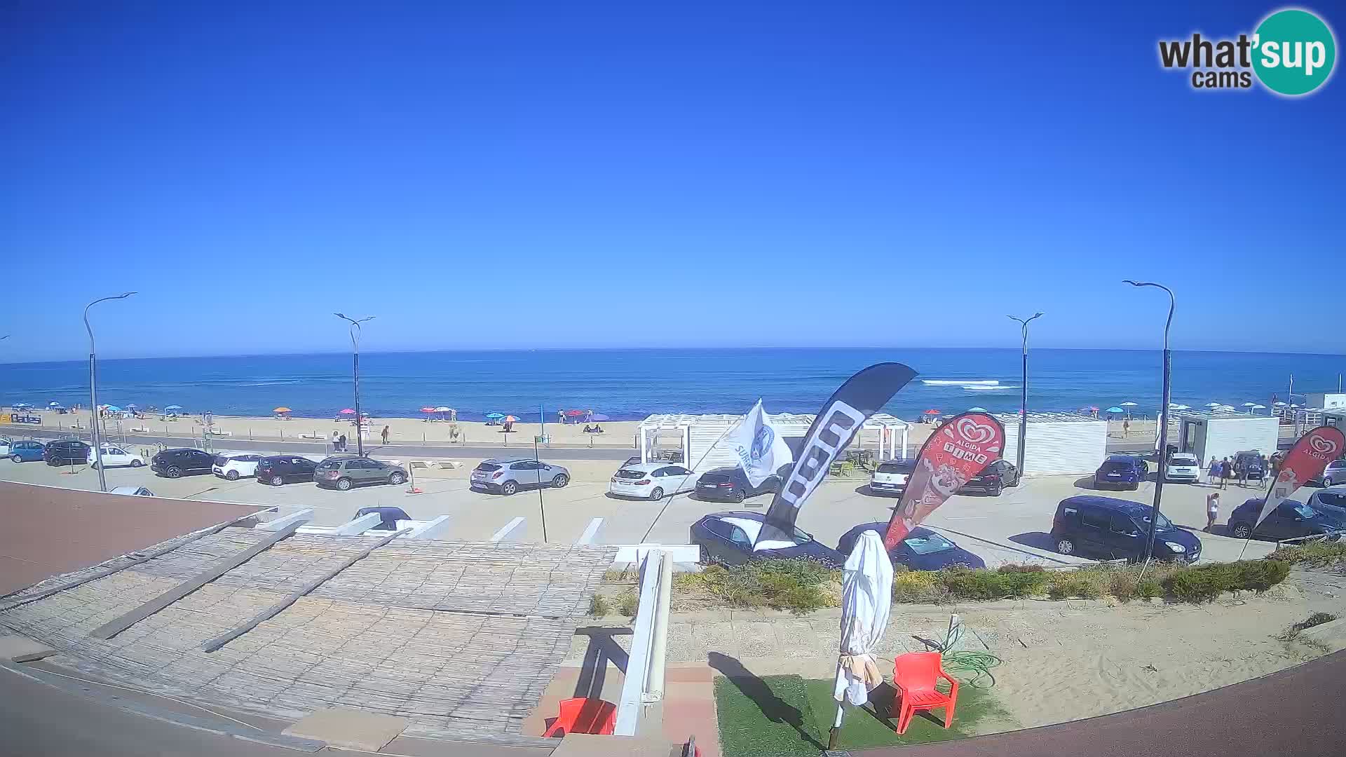 V ŽIVO Spletna kamera plaža Badesi Li Junchi – turizem na Sardiniji Italija