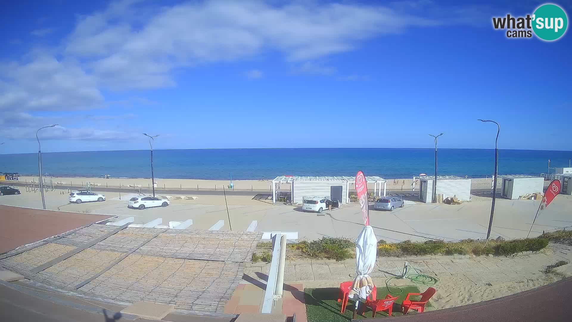 V ŽIVO Spletna kamera plaža Badesi Li Junchi – turizem na Sardiniji Italija