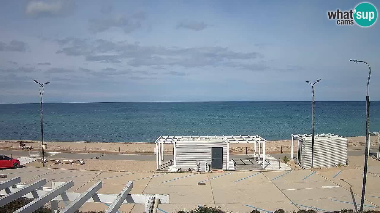 V ŽIVO Spletna kamera plaža Badesi Li Junchi – turizem na Sardiniji Italija