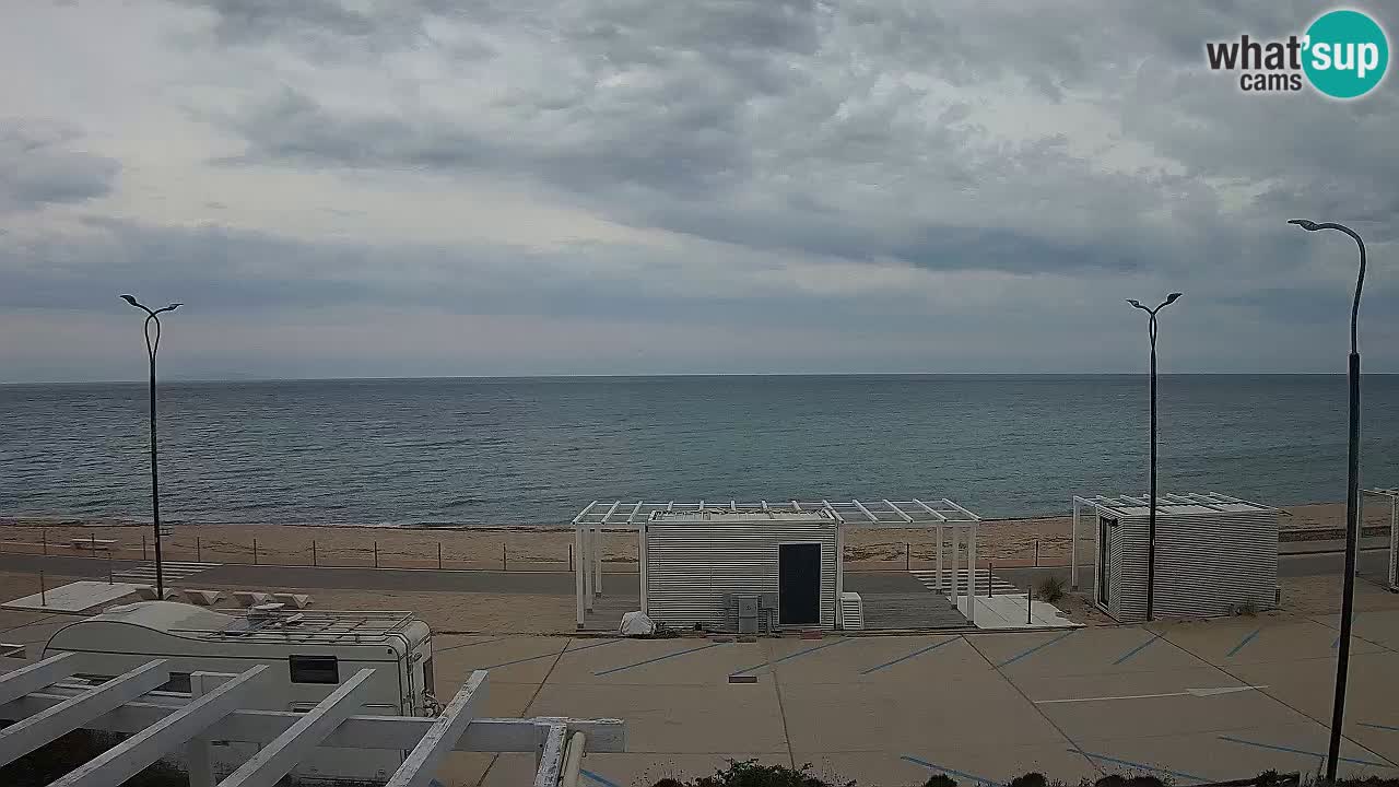 V ŽIVO Spletna kamera plaža Badesi Li Junchi – turizem na Sardiniji Italija