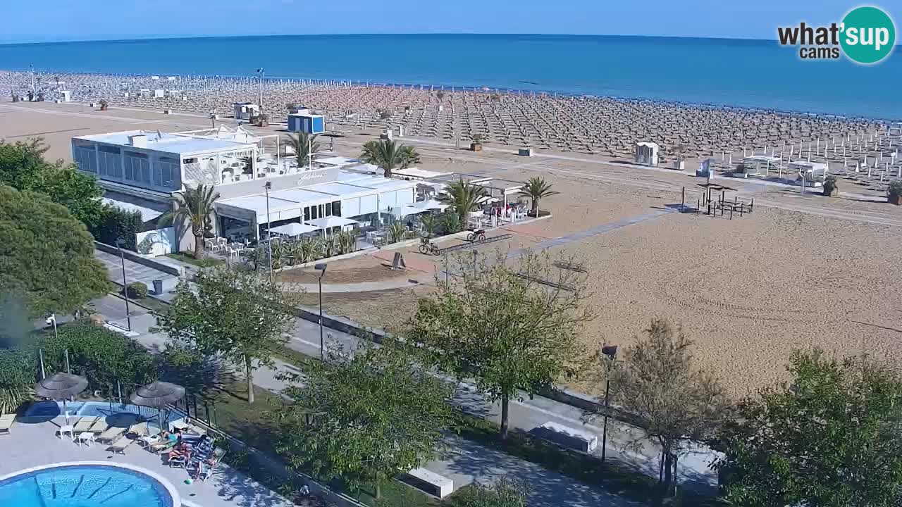 Live Webcam Bibione beach – view from Ashanti ApartHotel