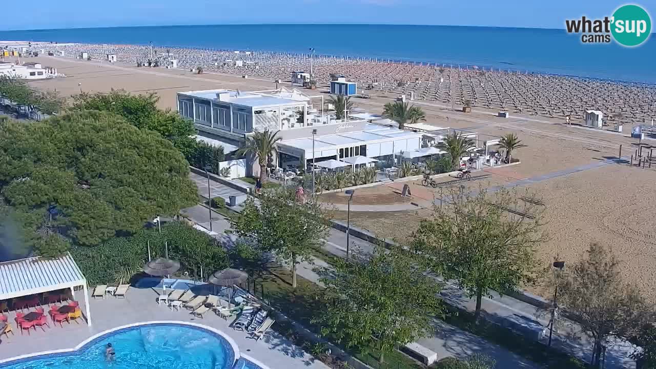 Live Webcam Bibione spiaggia – vista dall’Ashanti ApartHotel