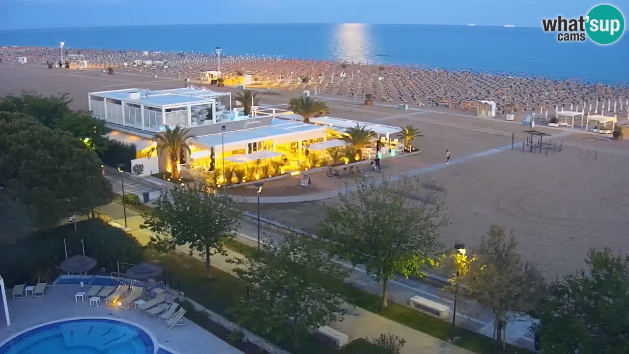 Live Webcam Bibione beach – view from Ashanti ApartHotel