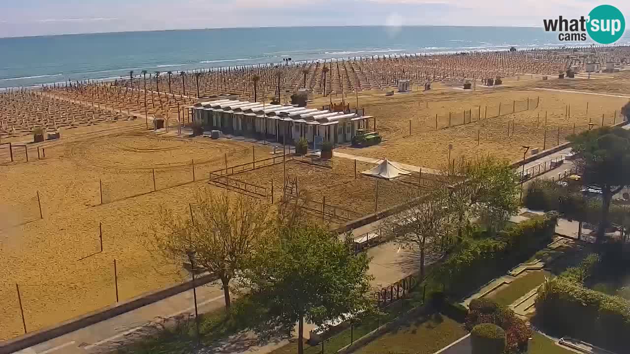 Live Webcam Bibione beach – view from Ashanti ApartHotel