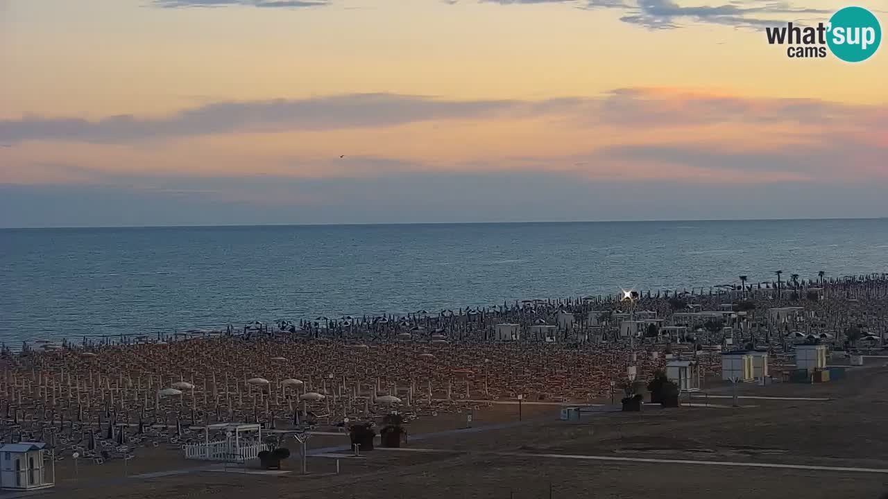 Webcam en direct plage de Bibione – vue depuis Ashanti ApartHotel