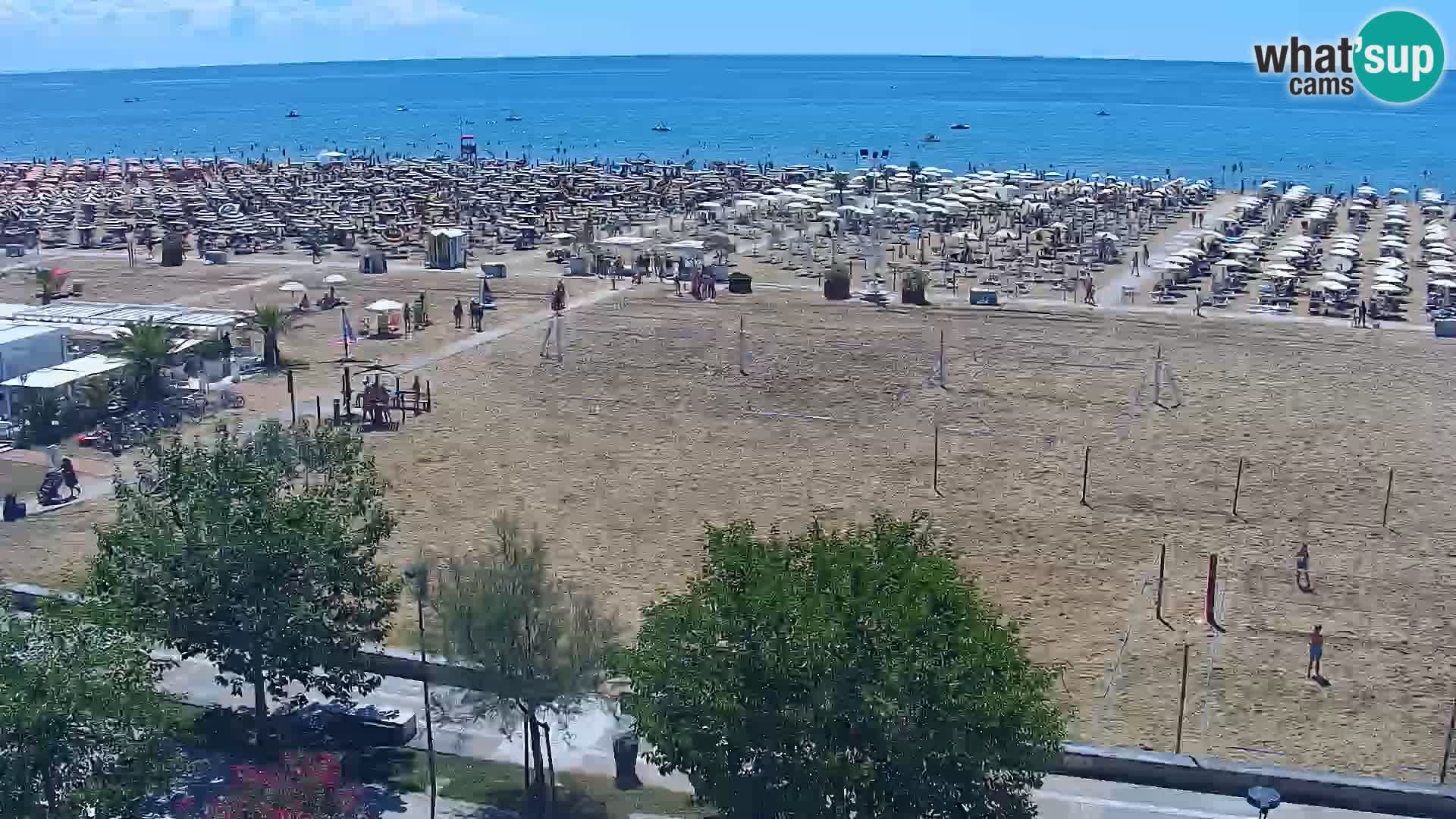Live Webcam Bibione spiaggia – vista dall’Ashanti ApartHotel