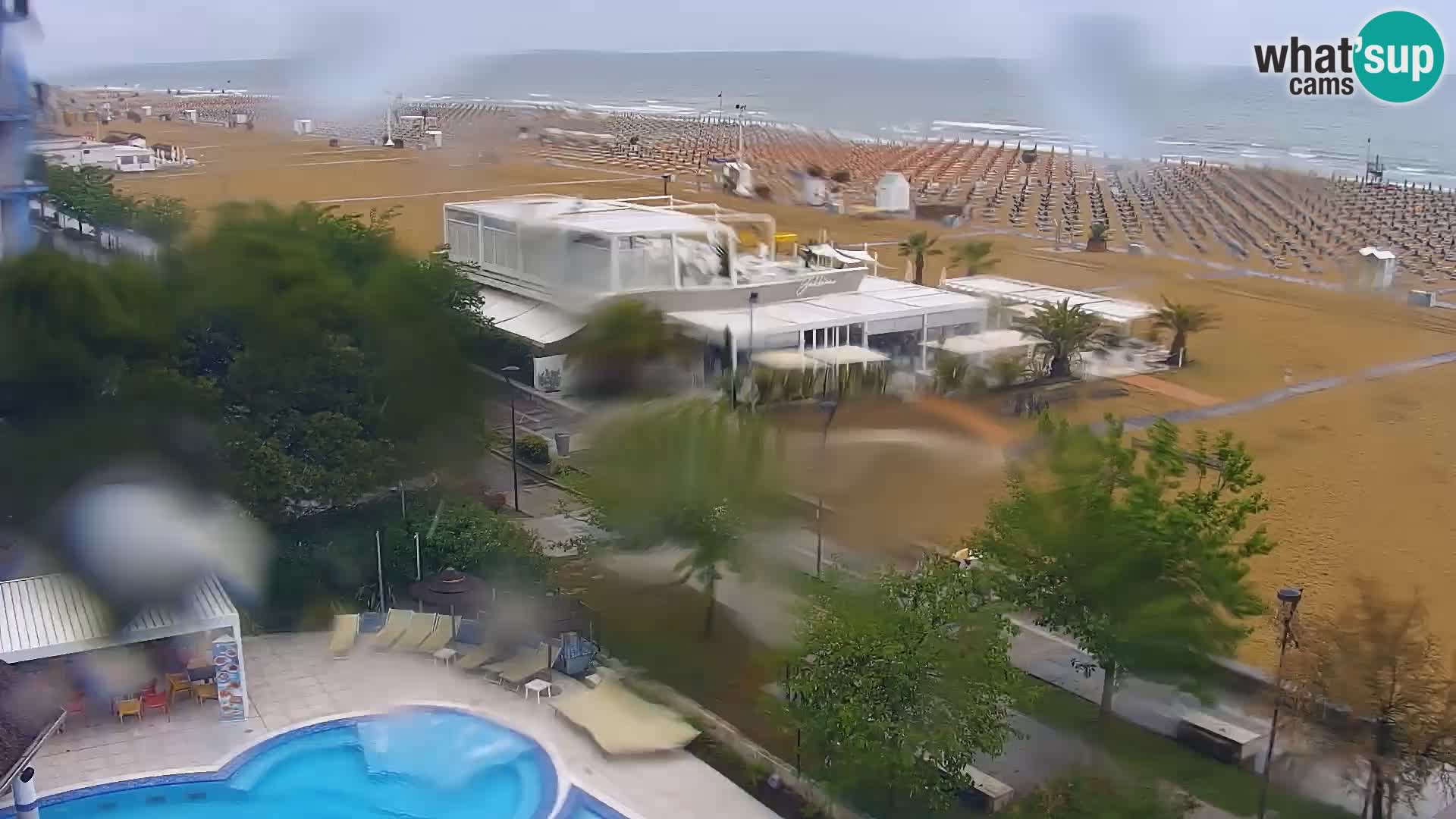 Live Webcam Bibione beach – view from Ashanti ApartHotel