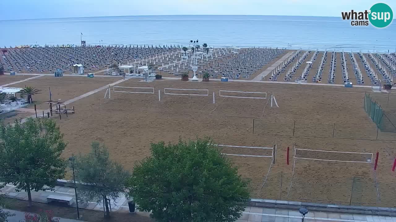 Web kamera Bibione plaža – pogled sa Ashanti ApartHotela