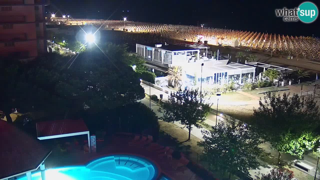 Live Webcam Bibione beach – view from Ashanti ApartHotel