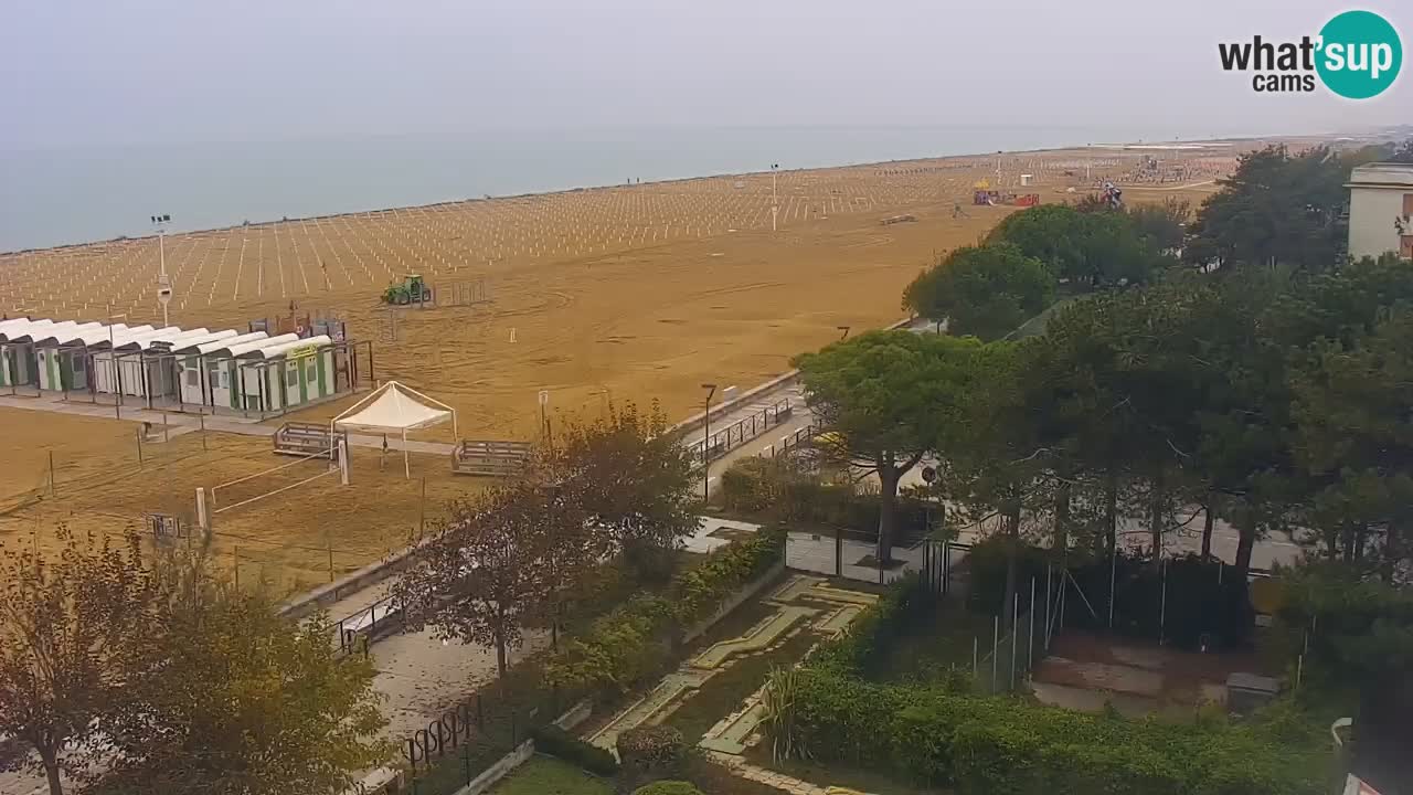 Webcam en vivo playa Bibione – vista desde Ashanti ApartHotel