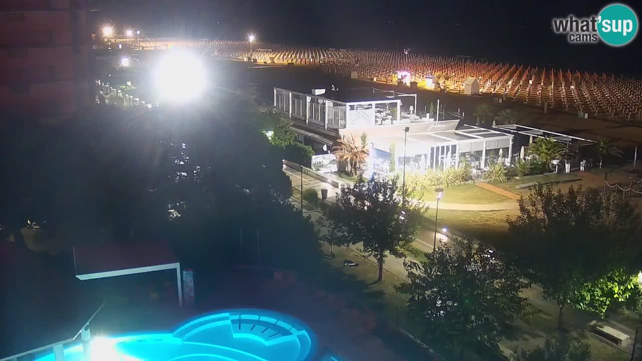 Live Webcam Bibione beach – view from Ashanti ApartHotel