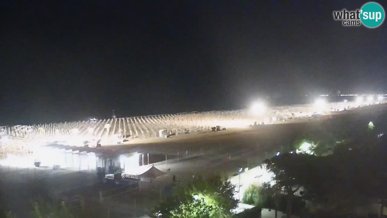 Webcam en direct plage de Bibione – vue depuis Ashanti ApartHotel