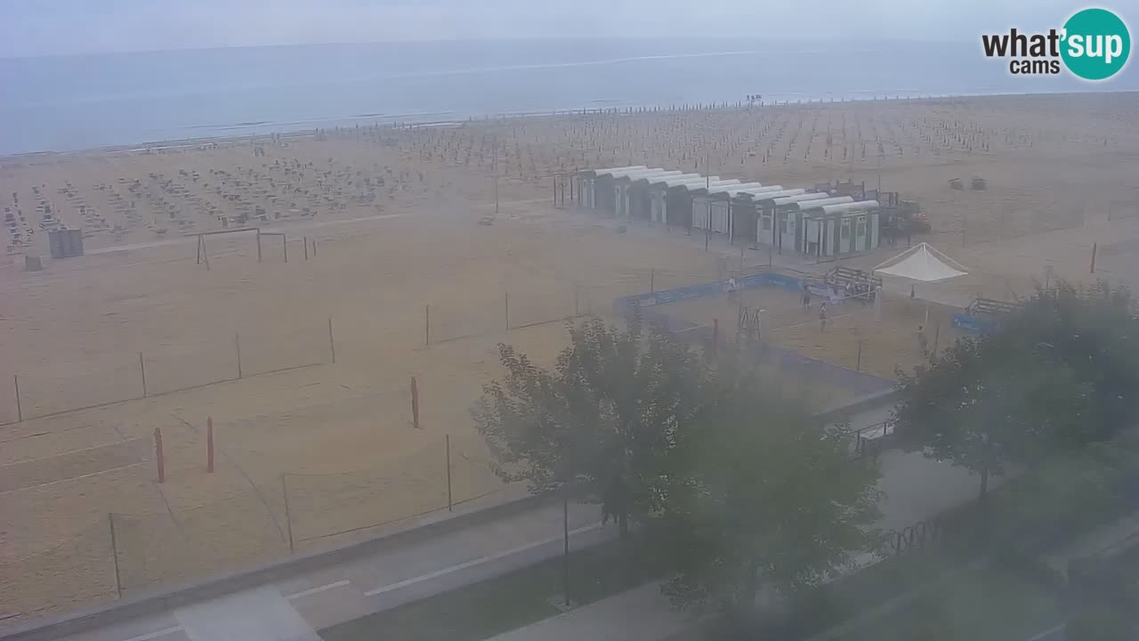 Web kamera Bibione plaža – pogled sa Ashanti ApartHotela