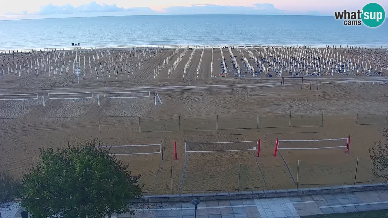 Webcam en vivo playa Bibione – vista desde Ashanti ApartHotel