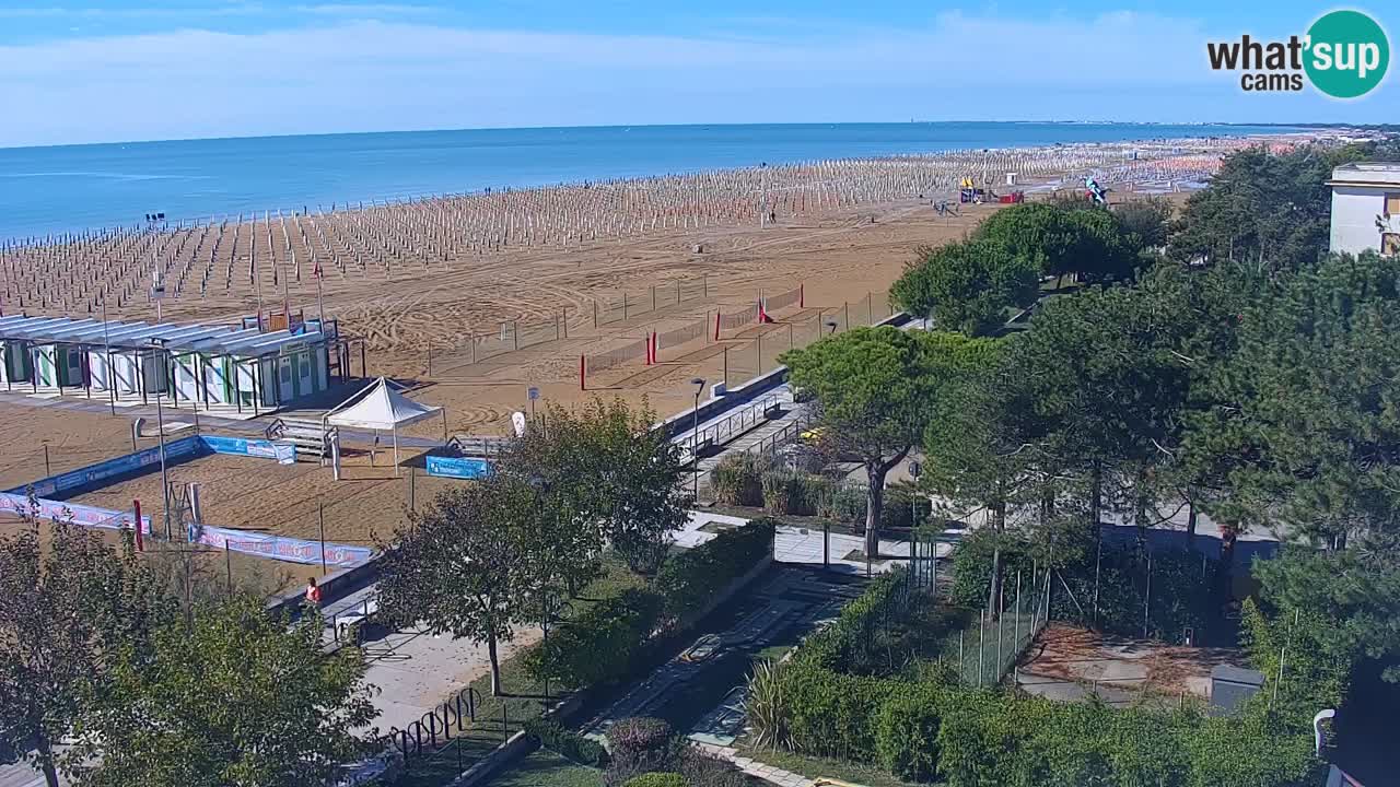 Live Webcam Bibione beach – view from Ashanti ApartHotel