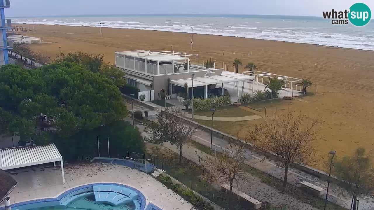 Live Webcam Bibione beach – view from Ashanti ApartHotel