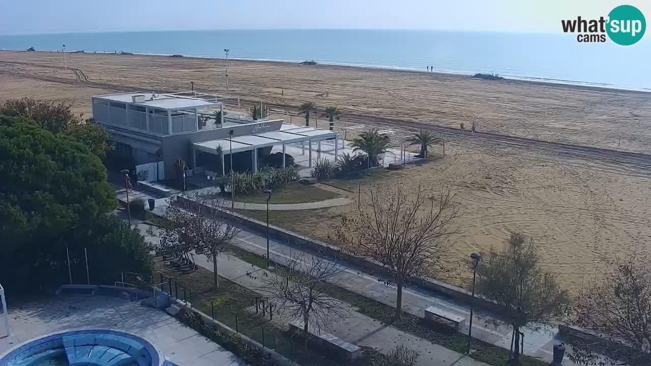 Live Webcam Bibione beach – view from Ashanti ApartHotel