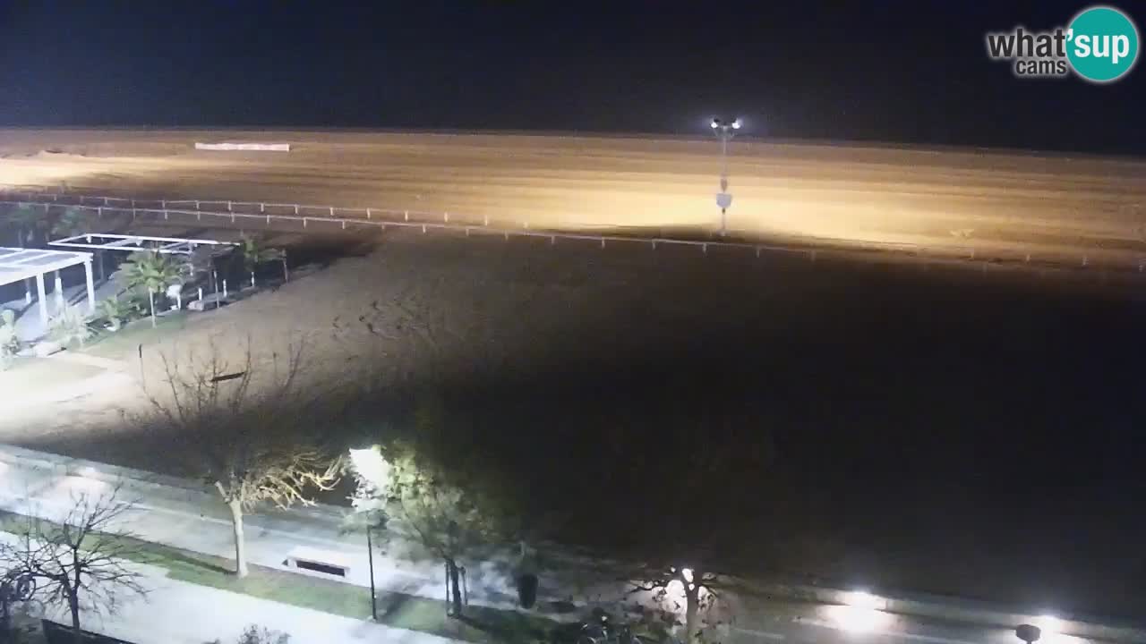 Webcam en direct plage de Bibione – vue depuis Ashanti ApartHotel