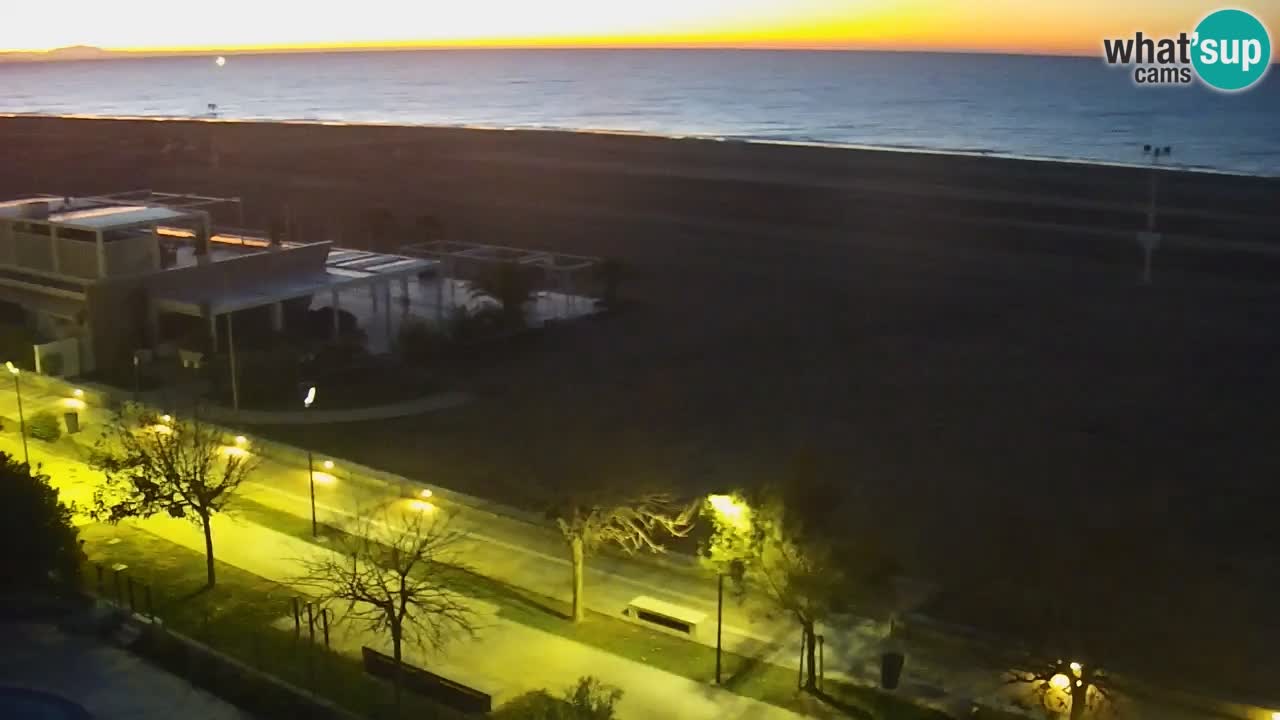 Webcam en direct plage de Bibione – vue depuis Ashanti ApartHotel