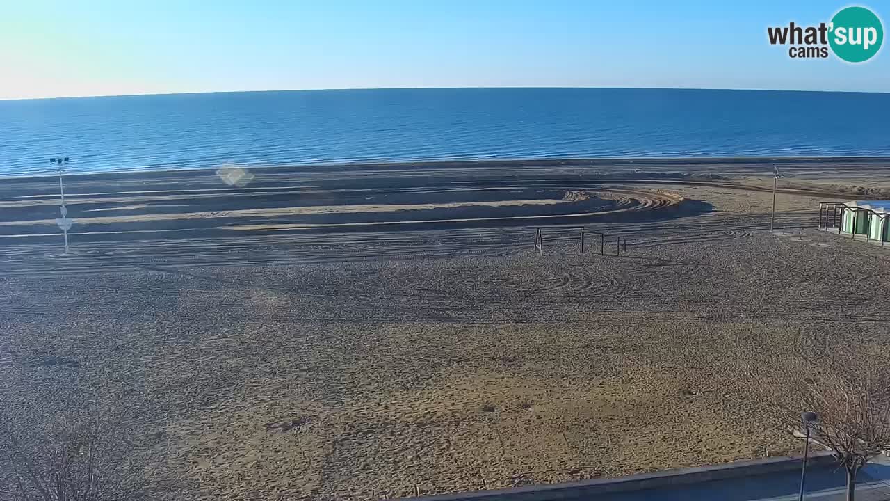 Web kamera Bibione plaža – pogled sa Ashanti ApartHotela