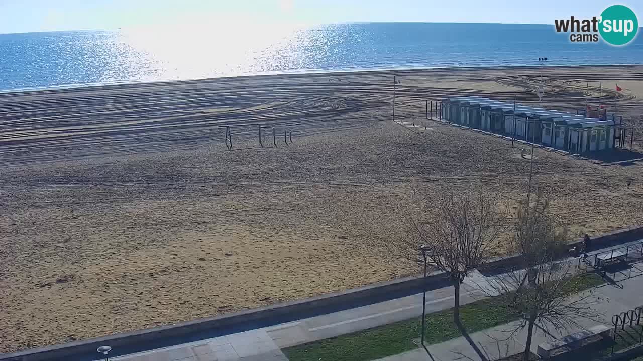 Webcam en vivo playa Bibione – vista desde Ashanti ApartHotel