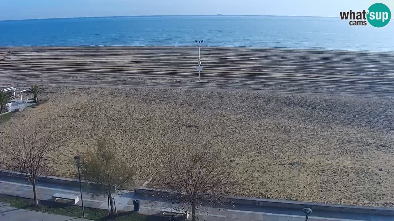 Webcam en vivo playa Bibione – vista desde Ashanti ApartHotel