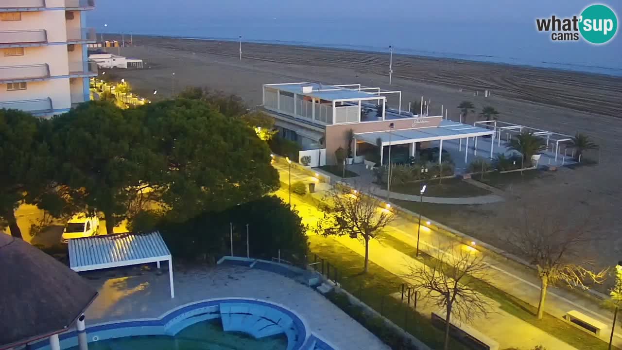 Live Webcam Bibione beach – view from Ashanti ApartHotel