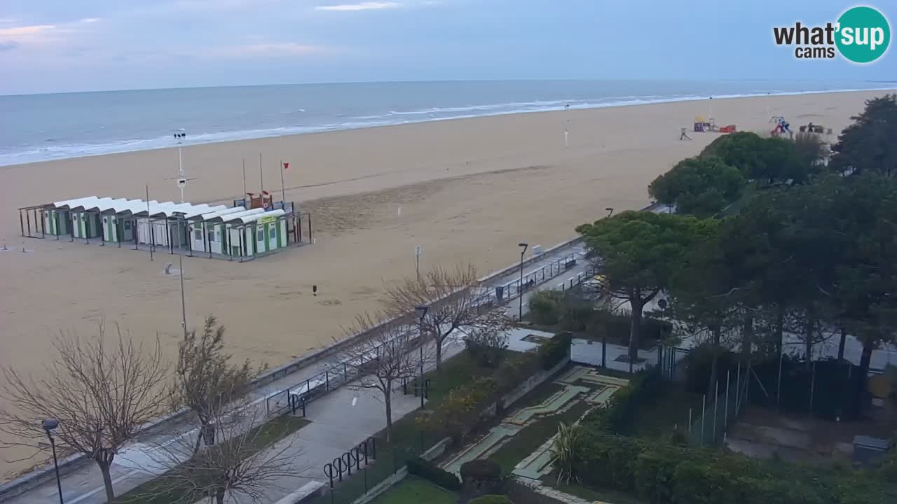 Web kamera Bibione plaža – pogled sa Ashanti ApartHotela