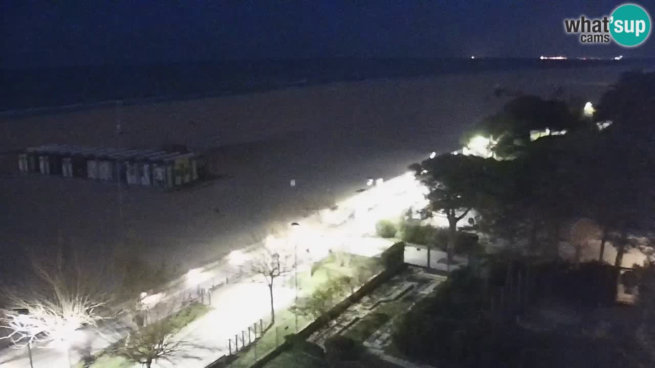 Webcam en vivo playa Bibione – vista desde Ashanti ApartHotel