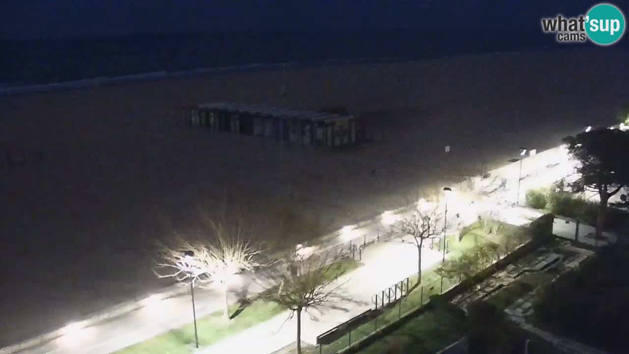 Webcam en vivo playa Bibione – vista desde Ashanti ApartHotel