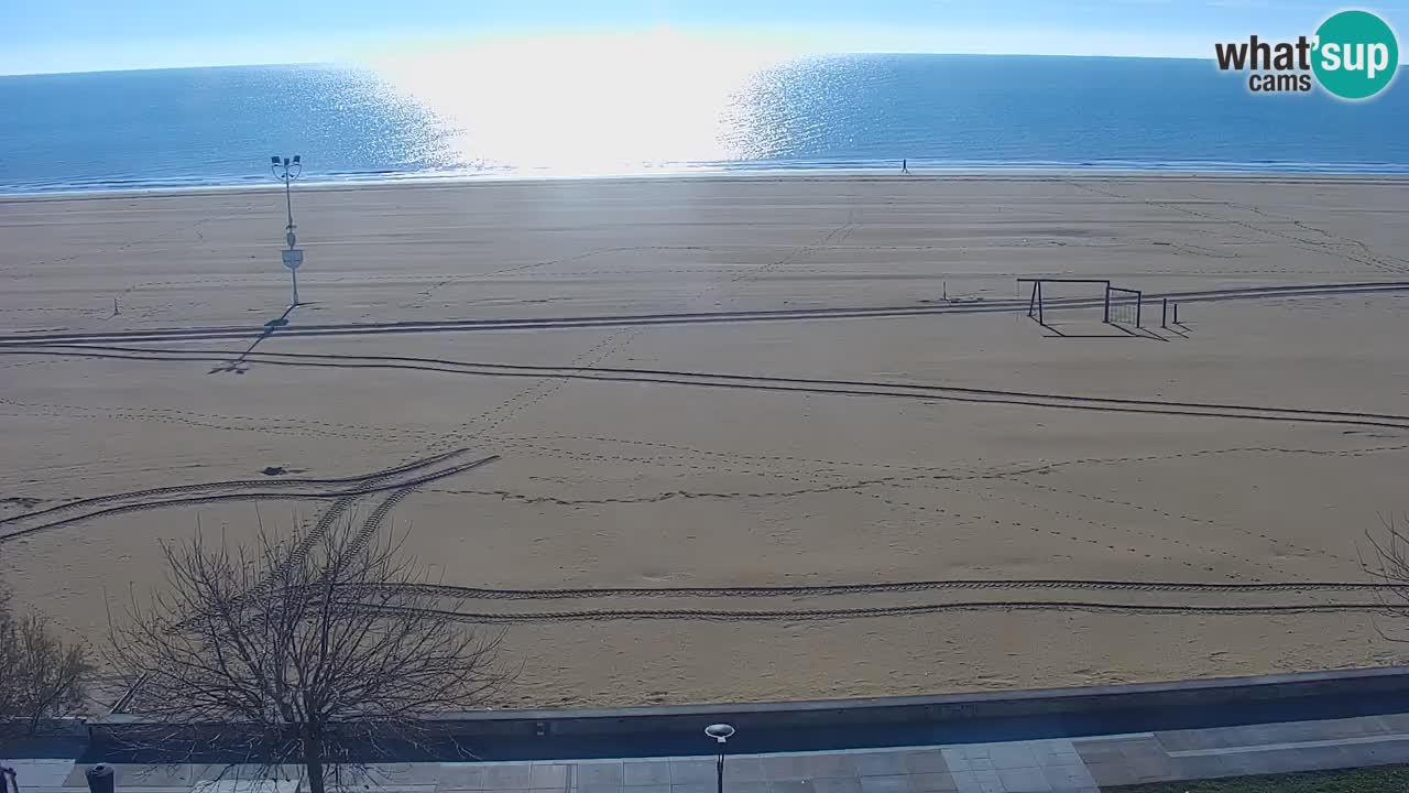 Webcam en vivo playa Bibione – vista desde Ashanti ApartHotel