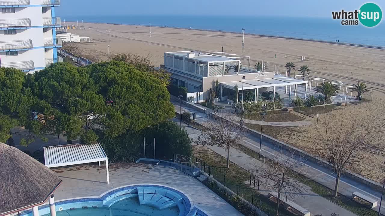 Live Webcam Bibione beach – view from Ashanti ApartHotel