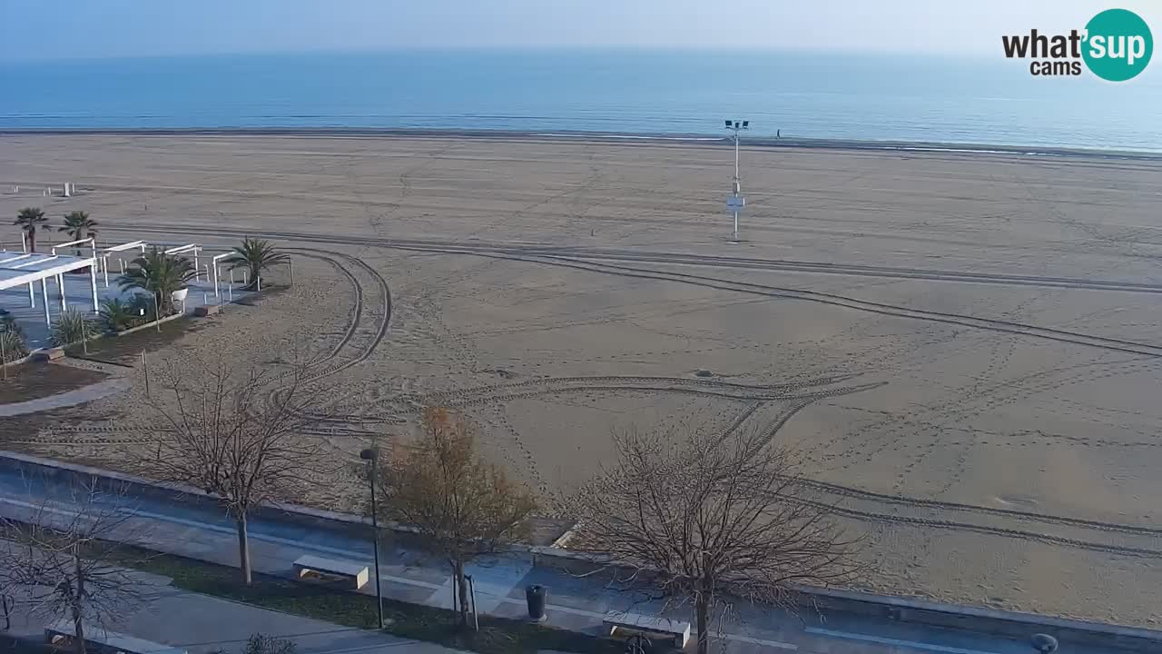 Spletna kamera Bibione plaža – pogled iz Ashanti ApartHotela