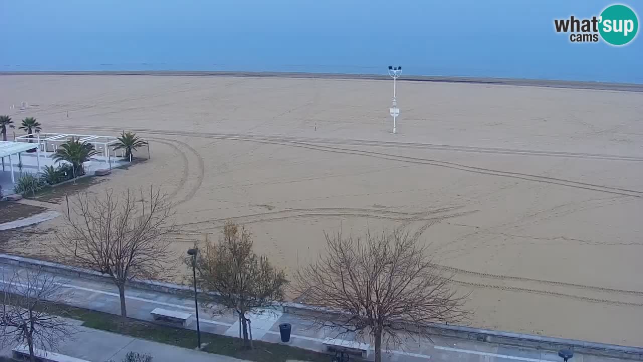 Spletna kamera Bibione plaža – pogled iz Ashanti ApartHotela