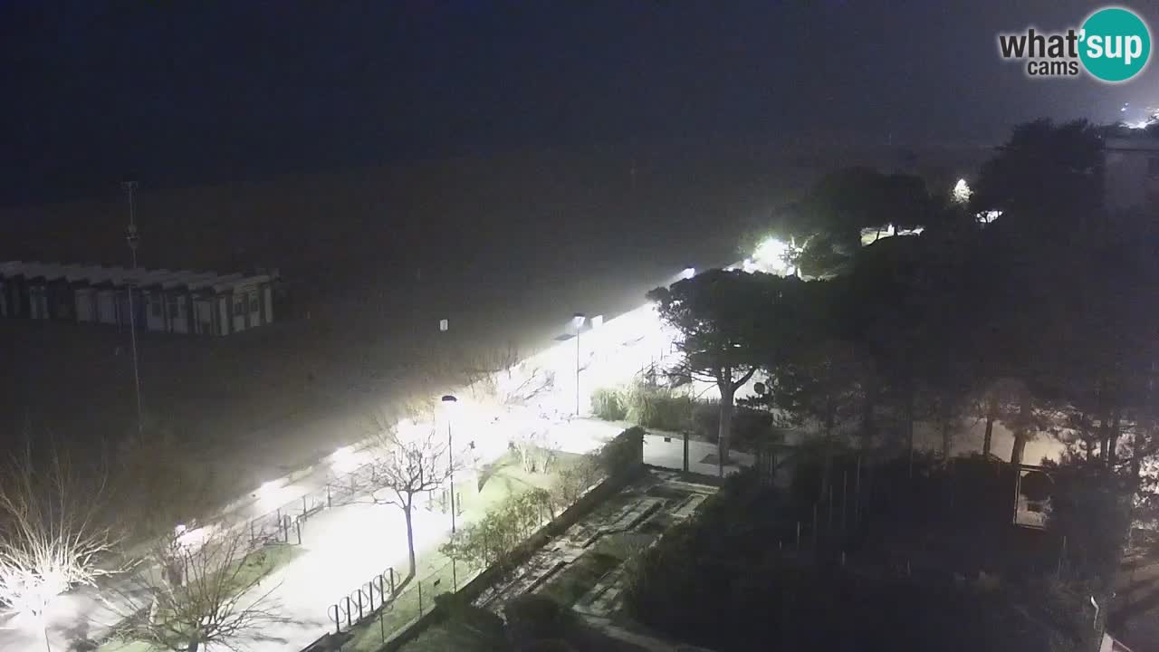 Webcam en direct plage de Bibione – vue depuis Ashanti ApartHotel