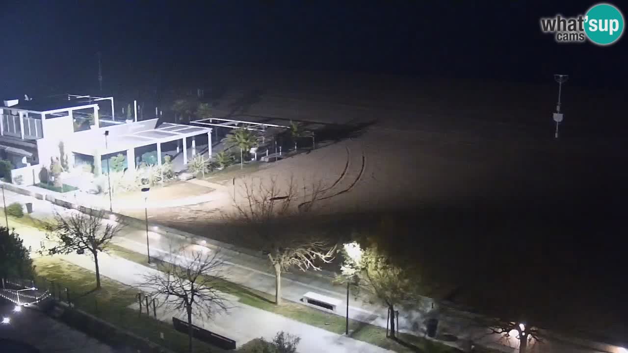 Webcam en direct plage de Bibione – vue depuis Ashanti ApartHotel