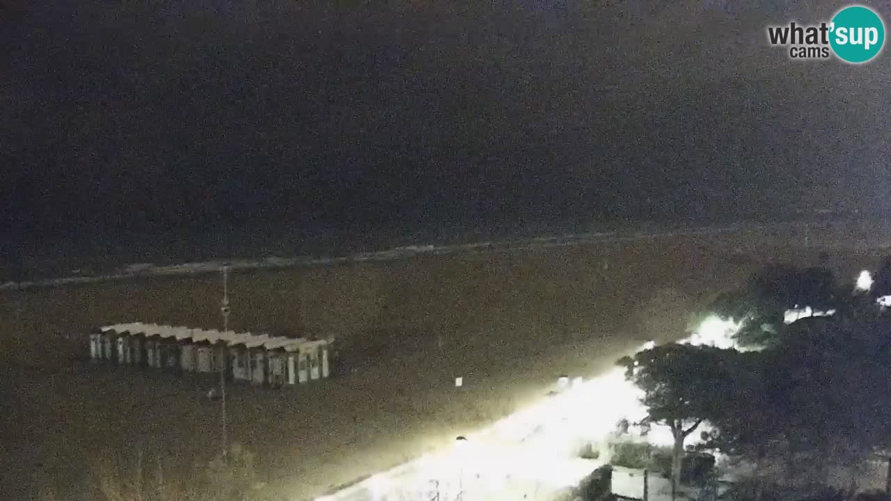 Webcam en vivo playa Bibione – vista desde Ashanti ApartHotel