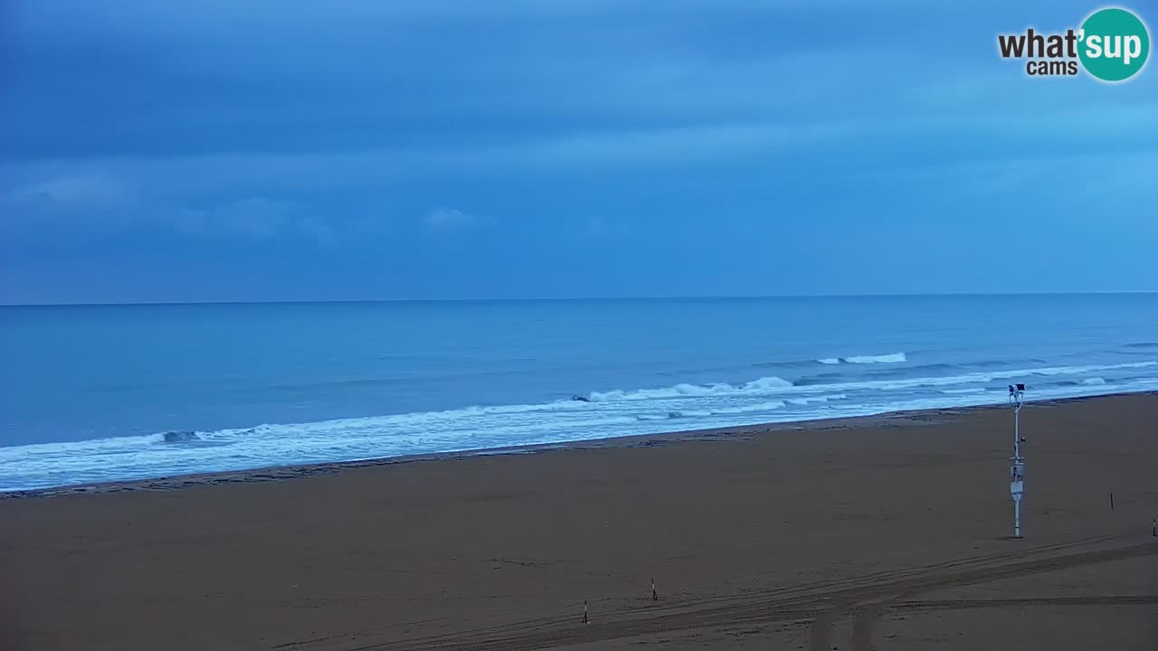 Web kamera Bibione plaža – pogled sa Ashanti ApartHotela