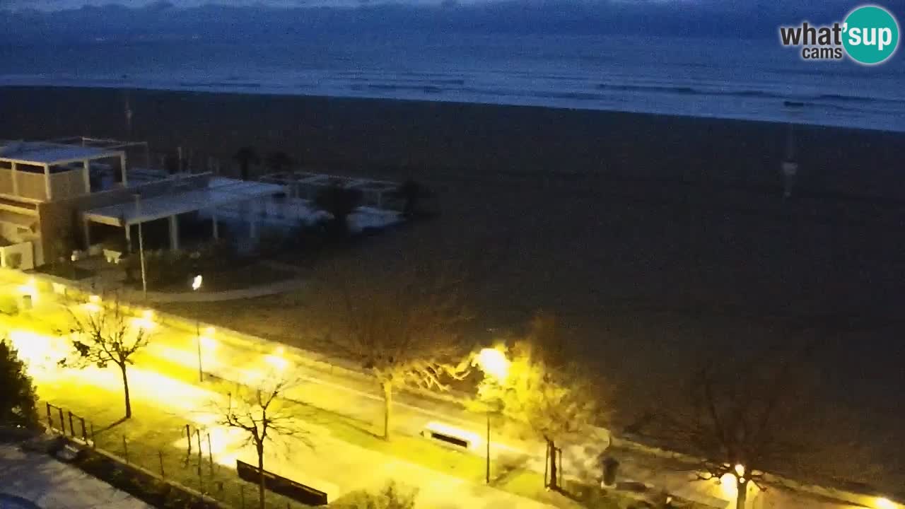 Webcam en vivo playa Bibione – vista desde Ashanti ApartHotel