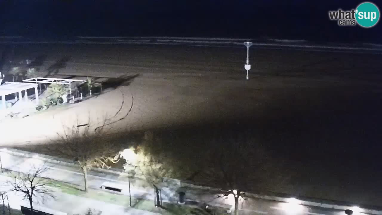 Webcam en vivo playa Bibione – vista desde Ashanti ApartHotel