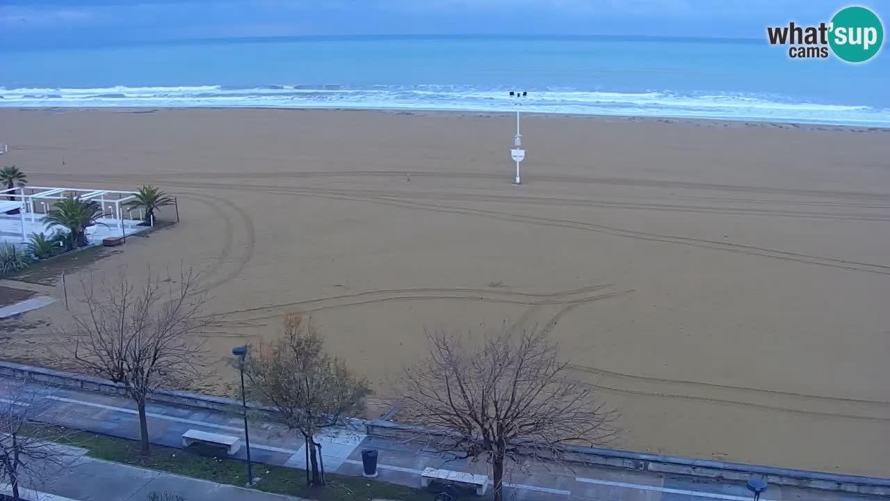 Spletna kamera Bibione plaža – pogled iz Ashanti ApartHotela