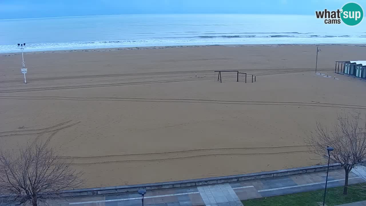 Spletna kamera Bibione plaža – pogled iz Ashanti ApartHotela