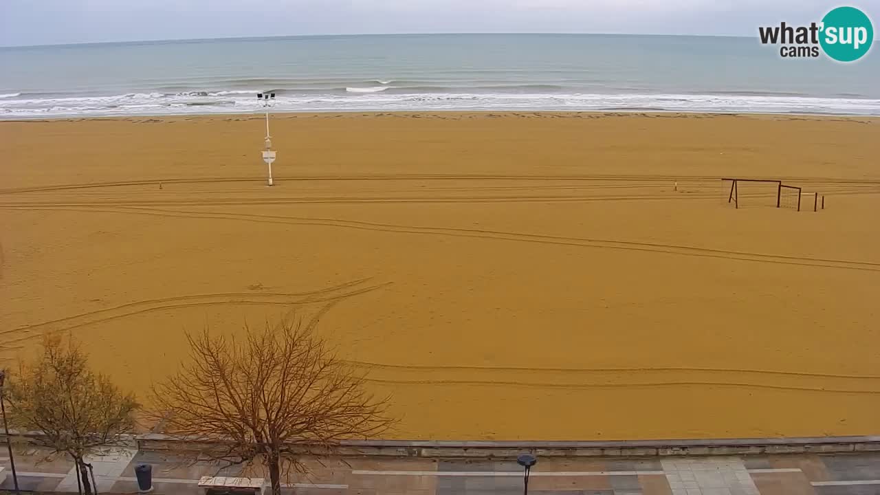 Web kamera Bibione plaža – pogled sa Ashanti ApartHotela