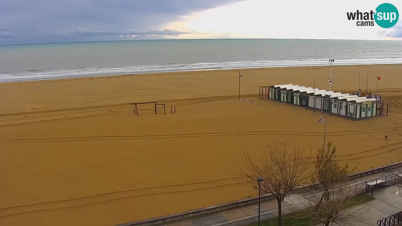 Web kamera Bibione plaža – pogled sa Ashanti ApartHotela