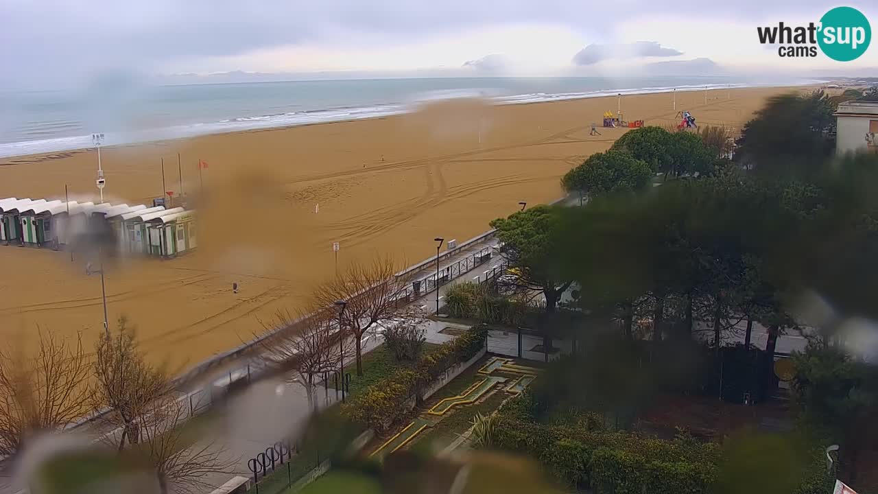 Webcam en vivo playa Bibione – vista desde Ashanti ApartHotel