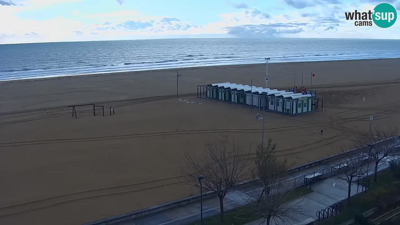 Spletna kamera Bibione plaža – pogled iz Ashanti ApartHotela