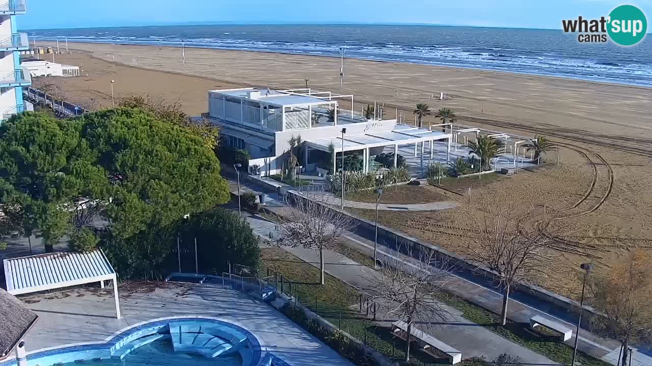 Live Webcam Bibione Strand – Blick vom Ashanti ApartHotel