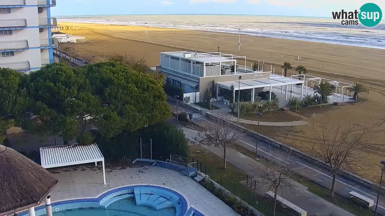 Live Webcam Bibione spiaggia – vista dall’Ashanti ApartHotel