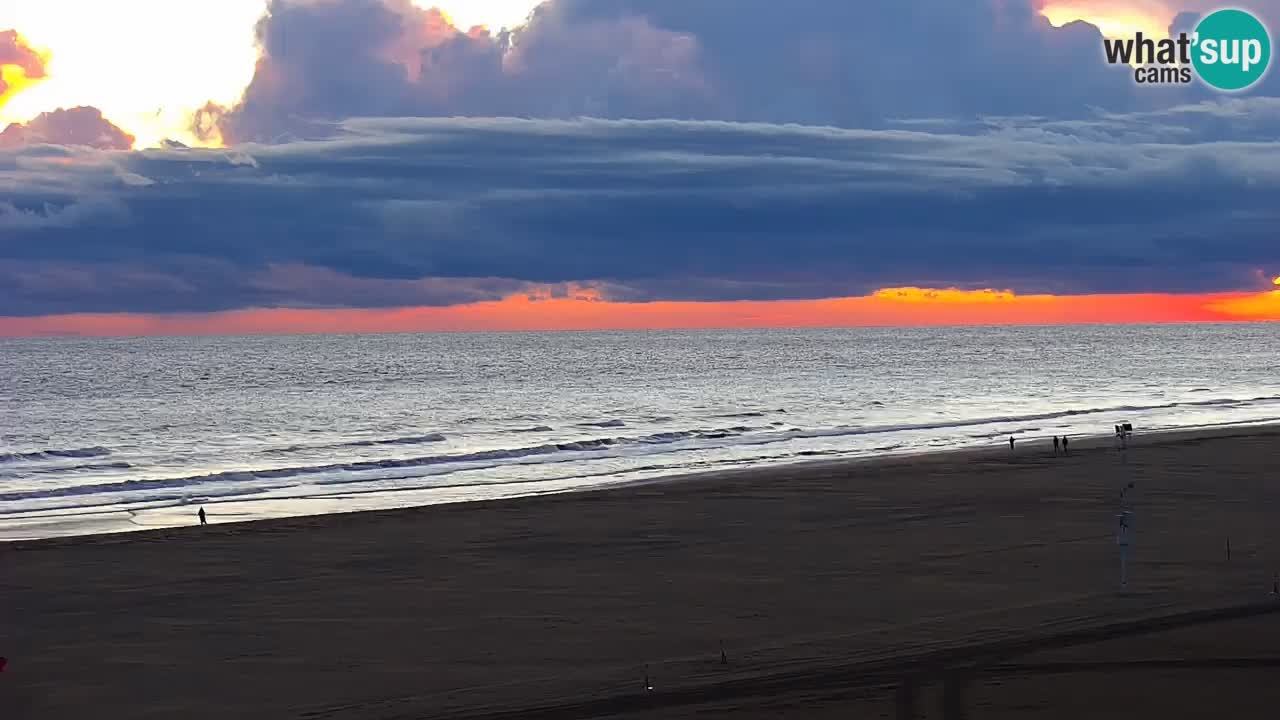 Webcam en vivo playa Bibione – vista desde Ashanti ApartHotel